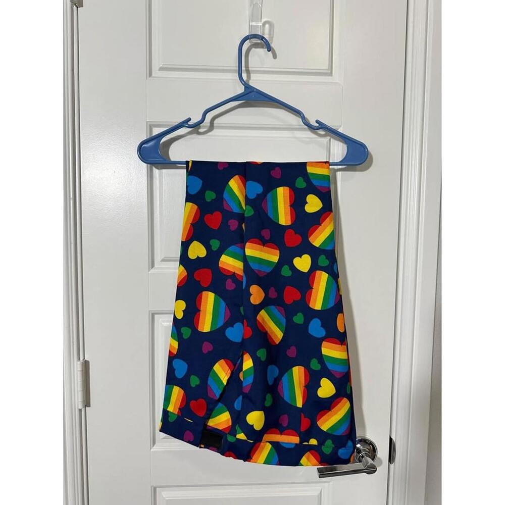 Colorful Heart Pattern Blazer - Picture 6 of 7